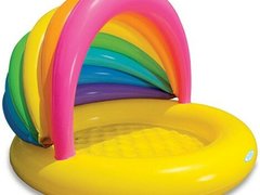 Piscina gonflabila multicolora pentru copii
